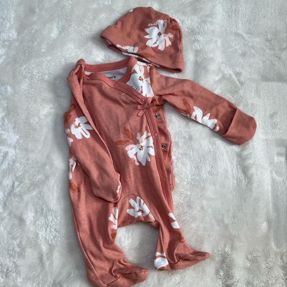 Carter’s Newborn Onesie with Hat